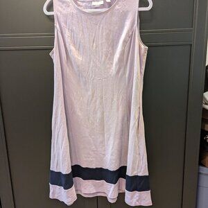 Lilac and Purple Fit and Flare Dress